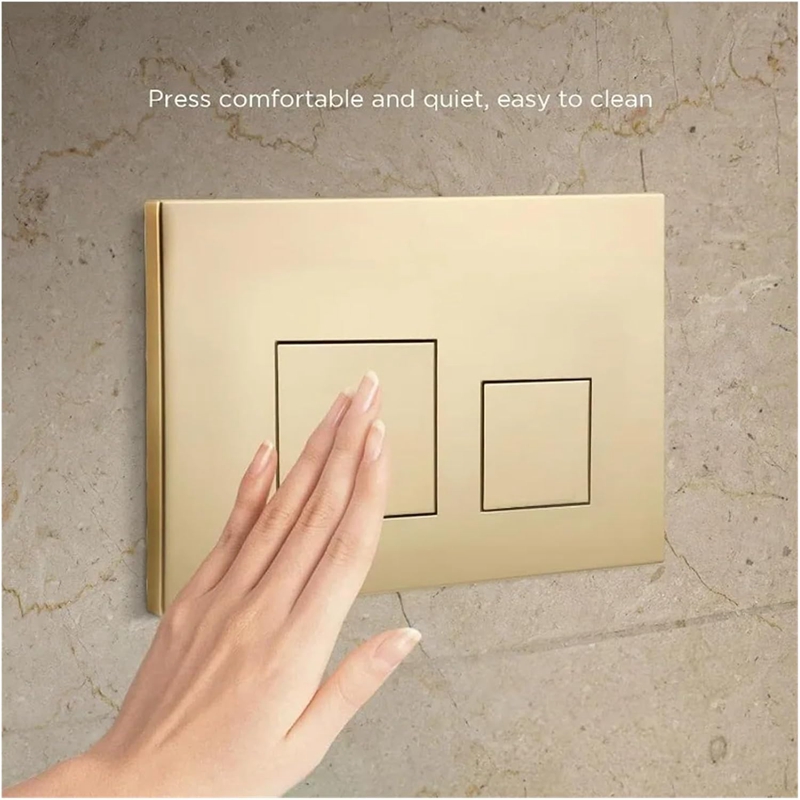 Toilet Fill Valve - Wall Mount Actuator Flush Push Button
