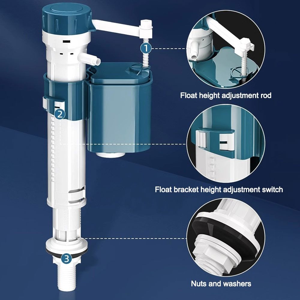 Adjustable Toilet Cistern Fill - đánh giá và giá Toilet Fill Valve