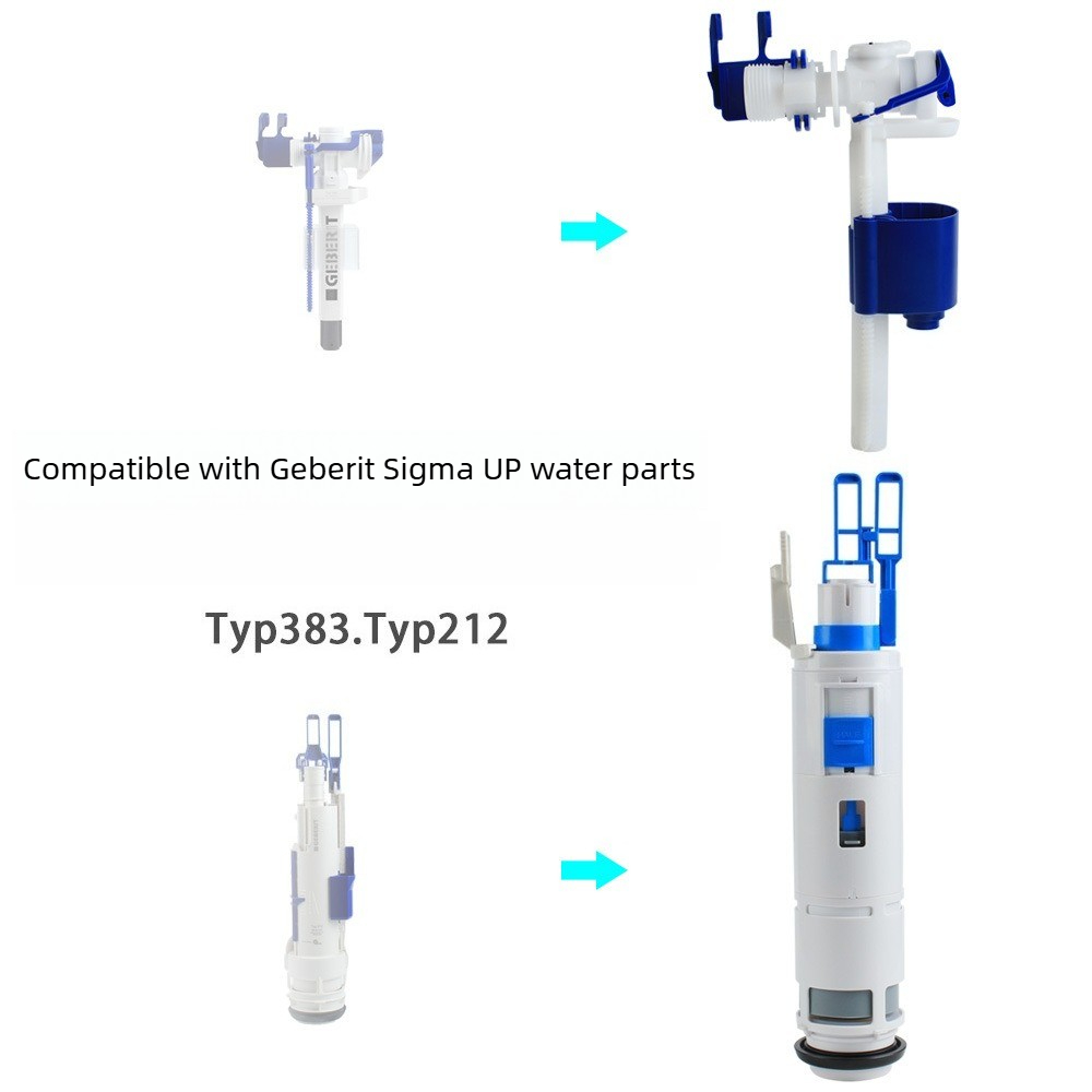Fill Valve + Flush Valve Set C - đánh giá và giá Toilet Fill Valve