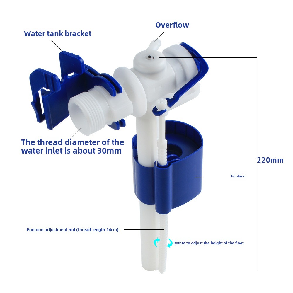 Fill Valve + Flush Valve Set C - đánh giá và giá Toilet Fill Valve