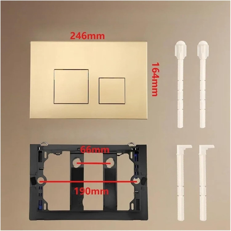 Wall Mount Actuator Flush Push - đánh giá và giá Toilet Fill Valve