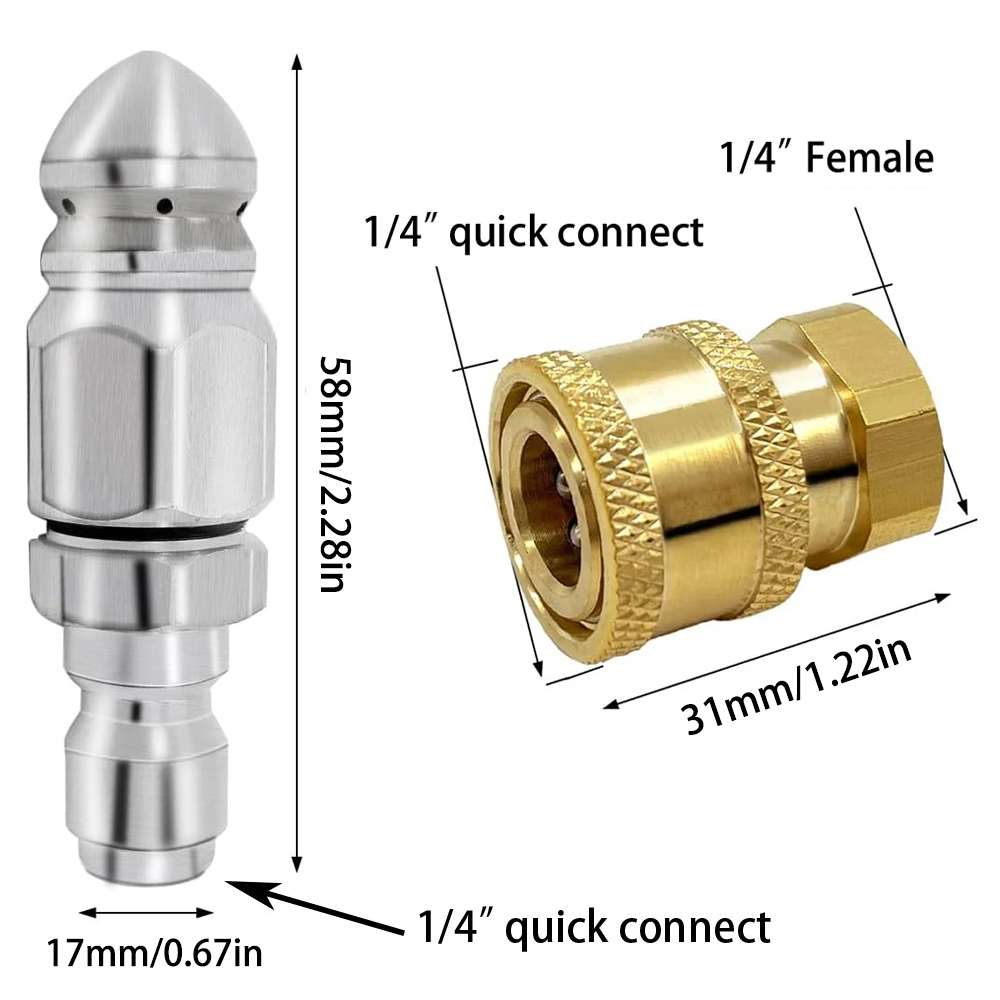 Water Jet High Pressure Spraye - đánh giá và giá Drain Pipe Clip
