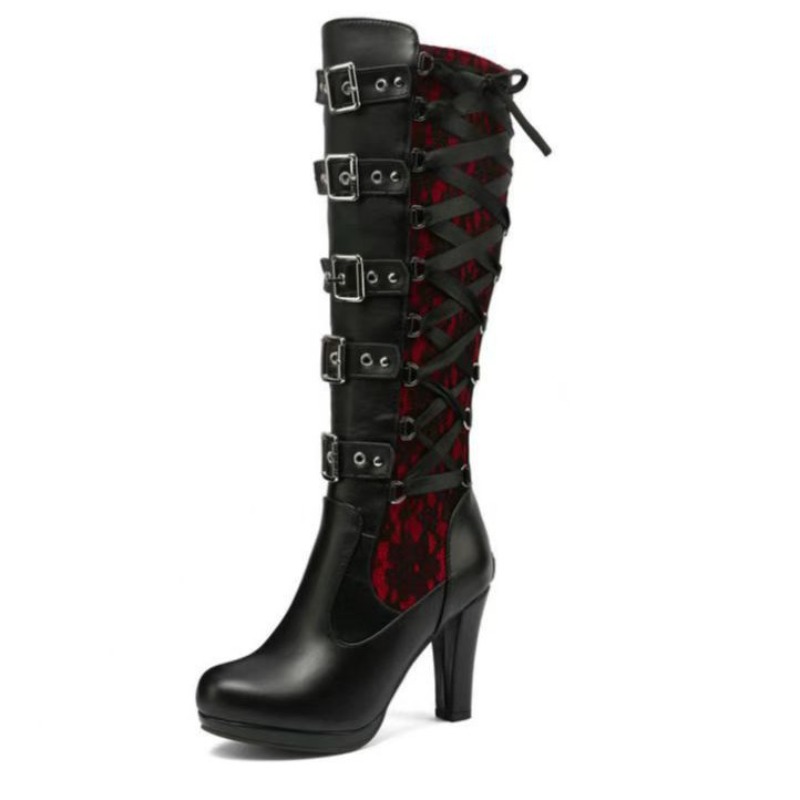 Punk Gothic Style Women's Knee - đánh giá và giá Pipe Bending Spring